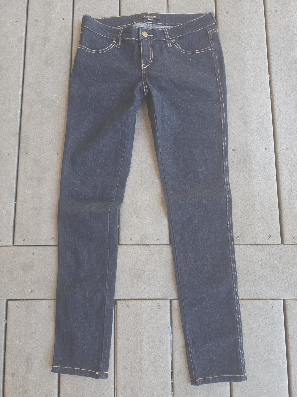 Dark Blue Women's Straight Leg Jeans